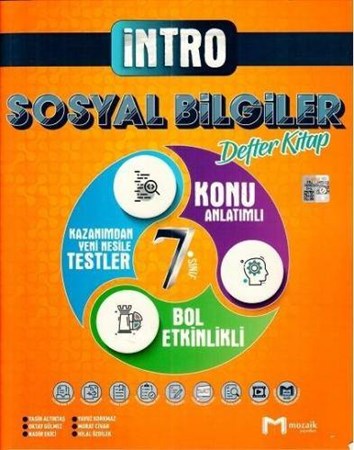 7. Sınıf Sosyal Bilgiler Defter Kitap