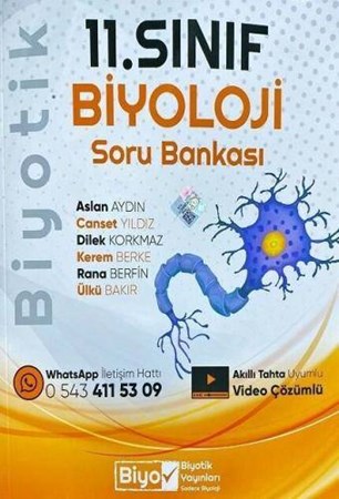 11. Sınıf Biyoloji Soru Bankası