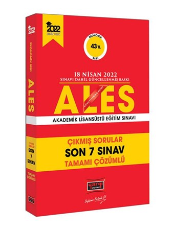 ALES Ekonomik Seri Son 7 Sınav Çıkmış Sorular