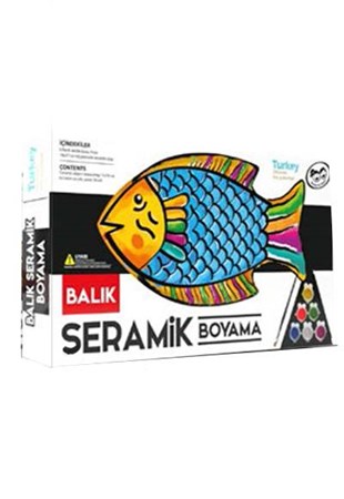 Seramik Boyama Tabak Ve Balık