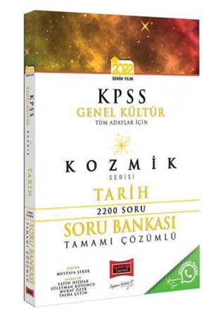 KPSS Tüm Adaylar İçin Genel Kültür Kozmik Serisi Tamamı Çözümlü Tarih Soru Bankası