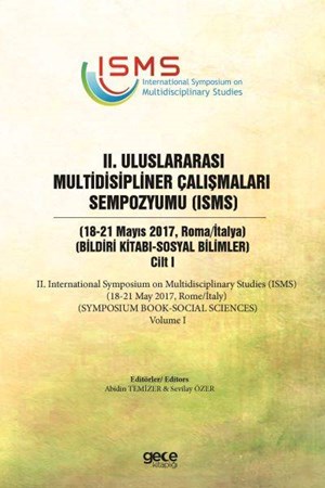 2. Uluslararası Multidisipliner Çalışmaları Sempozyumu Isms Sosyal Bilimler 1