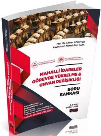 Mahalli İdareler Görevde Yükselme ve Unvan Değişikliği Soru Bankası
