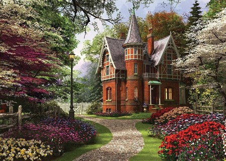 Puzzle 2000 Parça Carnation Cottage 11294