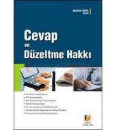 Cevap Ve Düzeltme Hakkı