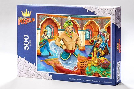 Masal Fantastik Serisi Alaaddin Ve Sihirli Lambası 500 Parça Puzzle Mf02 D