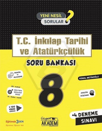 8. Sınıf - İnklap Tarihi ve Atatürkçülük Soru Bankası