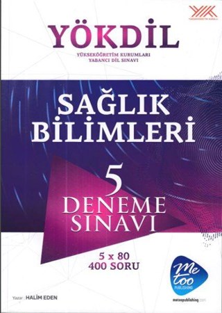 Metoo Publishing Yökdil Sağlık Bilimleri 5 Deneme Sınavı Yeni