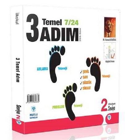 Üç Temel Adım / 2.Seviye - Mutlu Yayıncılık