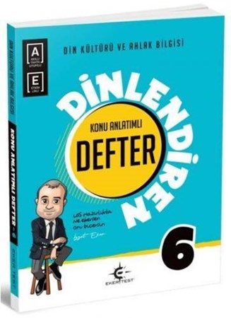 6. Sınıf Din Kültürü ve Ahlak Bilgisi Dinlendiren Konu Anlatımlı Defter