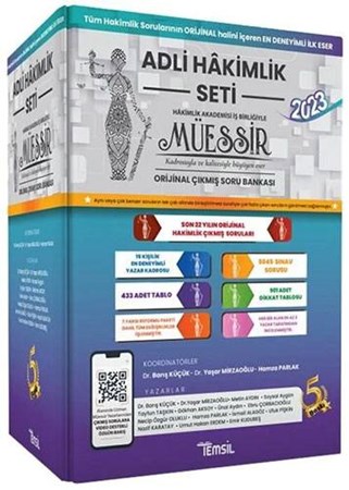Müessir Adli Hakimlik Çalışma Seti Çıkmış Soru Bankası 2023