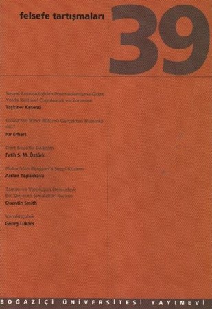 Felsefe Tartışmaları Sayı 39