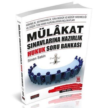 Mülakat Sınavlarına Hazırlık Hukuk Soru Bankası - 2021