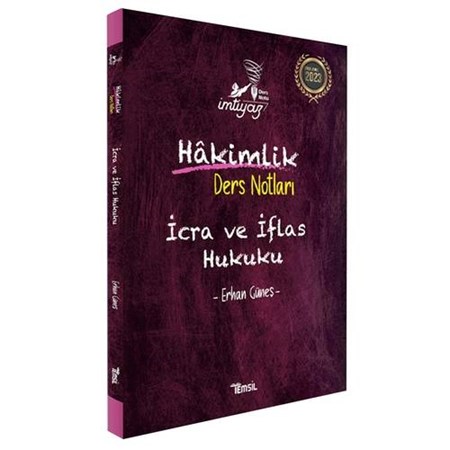 2023 İmtiyaz İcra ve İflas Hukuku Hakimlik Ders Notları