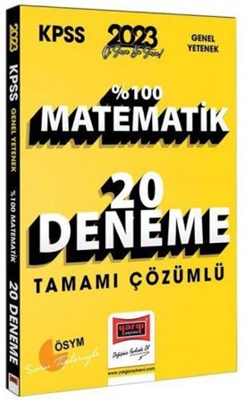 KPSS Genel Yetenek %100 Matematik Tamamı Çözümlü 20 Deneme