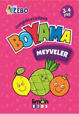 Zenginleştirilmiş Boyama - Meyveler 3-4 Yaş
