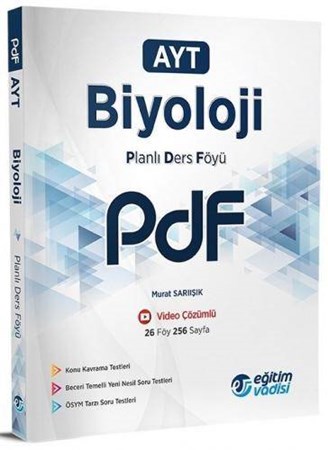 AYT Biyoloji Planlı Ders Föyü Video Çözümlü