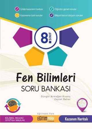 Eğitimpark 8.sınıf Fen Bilimleri Soru Bankası (45,00 Tl İadesiz)