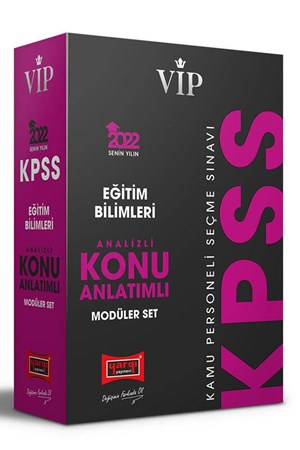 2022 VİP KPSS Eğitim Bilimleri Analizli Konu Anlatımlı Modüler Set
