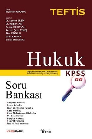 Hukuk Soru Bankası / Kpss 2020