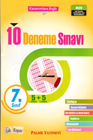 7.sinif 10 Deneme Sinavi