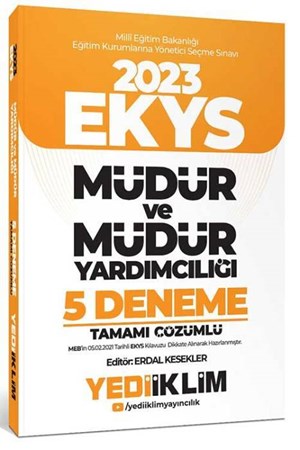 EKYS Müdür ve Müdür Yardımcılığı Tamamı Çözümlü 5 Deneme