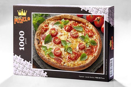 Yiyecek İçecek Serisi Pizza 1000 Parça Puzzle Yi03 M