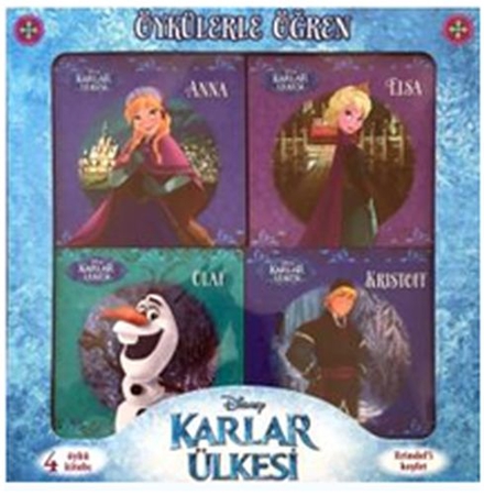 Disney Karlar Ülkesi - Öykülerle Öğren (4 Kitap - Ciltli)