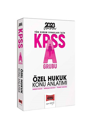 2023 KPSS A Grubu Özel Hukuk Konu Anlatımı