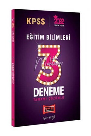 2022 KPSS Eğitim Bilimleri Tamamı Çözümlü Muhteşem 3 Deneme