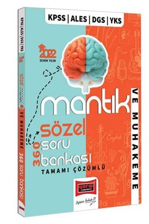 KPSS ALES DGS YKS Tamamı Çözümlü Sözel Mantık ve Muhakeme 360 Soru Bankası