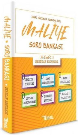 İdari Hakimlik Maliye Soru Bankası