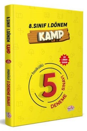 8. Sınıf 1. Dönem Kamp 5 Fasikül Deneme Sınavı