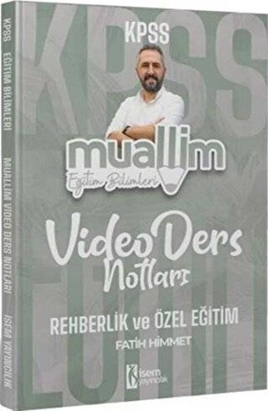 Muallim Rehberlik ve Özel Eğitim Video Ders Notları