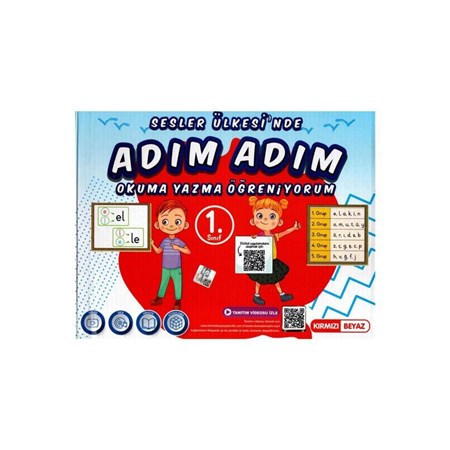 1. Sınıf Sesler Ülkesinde Adım Adım Okuma Yazma Öğreniyorum Seti