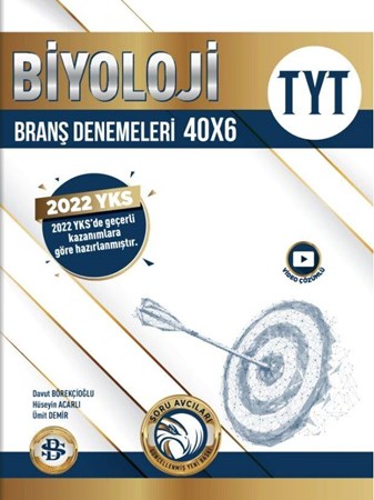 TYT Biyoloji 40 x 6 Branş Denemeleri