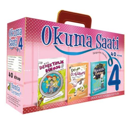 Okuma Saati Seti 4. Sınıf 40 Kitap