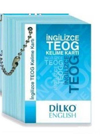 Dilko İngilizce Teog Kelime Kartı