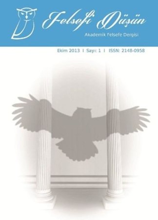 Felsefi Düşün Sayı 1 Ekim 2013