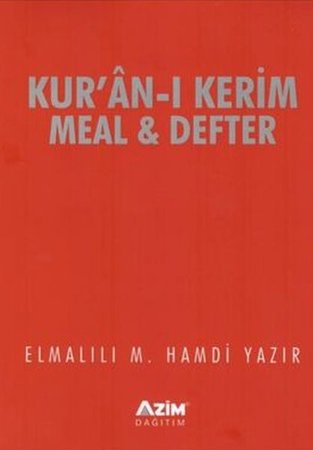 Kur'an-ı Kerim Meal ve Defter