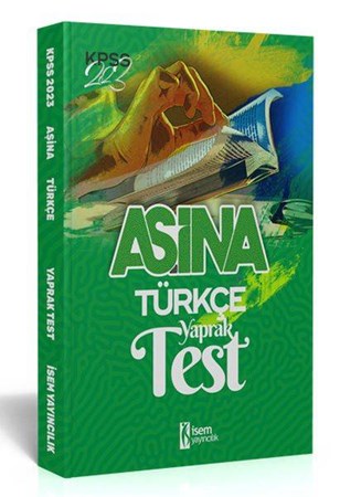 KPSS Lisans Aşina Türkçe Çek Kopar Yaprak Test