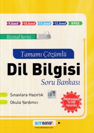 Altınbaşarı Dil Bilgisi Tamamı Çözümlü Soru Bankası 40,00 Tl İadesiz