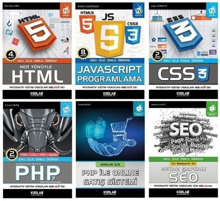 Php Ile Web Programlama Seti 2 (6 Kitap Takım)