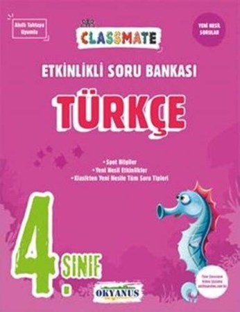 4. Sınıf Türkçe Classmate Etkinlikli Soru Bankası