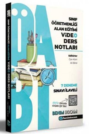 ÖABT Sınıf Öğretmenliği Alan Eğitimi Video Ders Notları - 7 Deneme Sınavı İlaveli