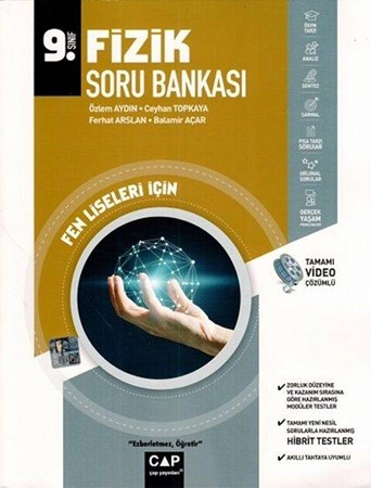 Çap Yayınları 9. Sınıf Fizik Fen Soru Bankası