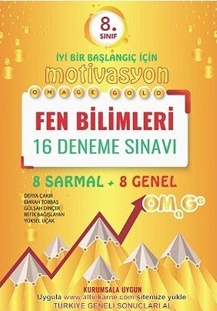 Omage Yayınları 8. Sınıf Fen Bilimleri Gold 16 Deneme Omage Yayınları 8. Sınıf Fen Bilimleri Gold 16 Deneme