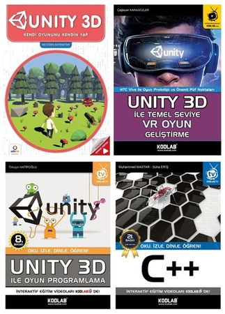 Unity 3D Eğitim Seti - 4 Kitap Takım