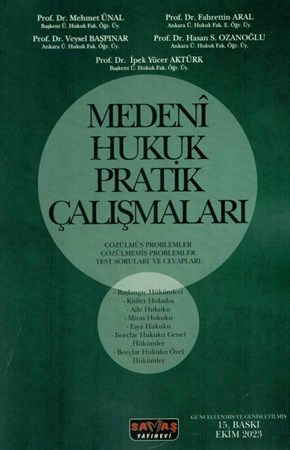 Medeni Hukuk Pratik Çalışmaları- 15. BASKI
