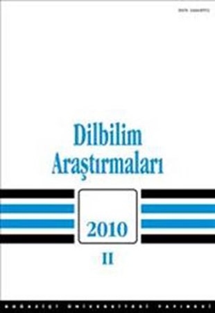 Dilbilim Araştırmaları 2010 2
